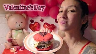 Valentine's Red Hamburger copy