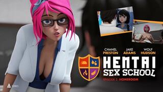 Hentai Sex School Semester 1 Episode 2 : Homeroom.