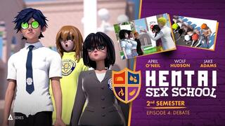Hentai Sex School 2nd Semester Episode 4: Debate.