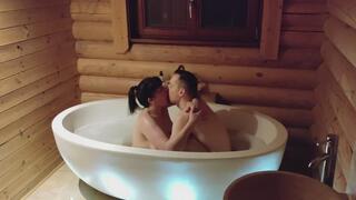 Log Cabin Bathtub Fucking