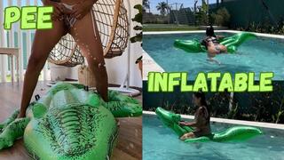 Fighting the alligator + pee 4k