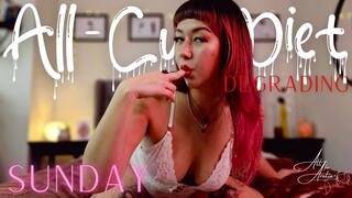 All-Cum Diet: Sunday (Degrading)
