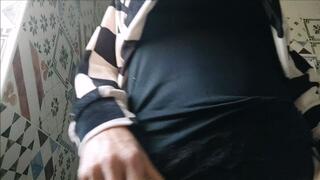 strip tease and pee, lock in my bathroom