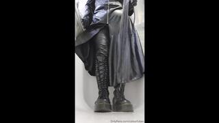 Jax's Leathered Up Outfit and Knee High Doc Martens WetlookShower