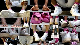 Orgasm Nike Sneakers Destruction Feet Growth - Hulk Feet, Transformation Fetish, Growth Fetish