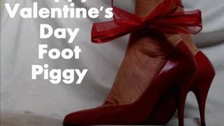 Foot Piggy Valentine's Day Goddess Natasha (WMV)