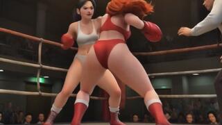 Saory vs Ariel boxing