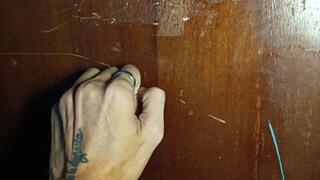 Secretary in stiletto heels ends up giving footjob and fucking at job interview (4)