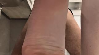 Extreme Rear Ball Kicking with House Slippers - Slave in Doggy, Total Power