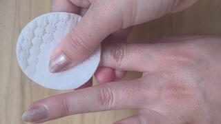 Taking Off My Chipped Polish â€“ Intimate Close-Up of My Bare Natural Nails