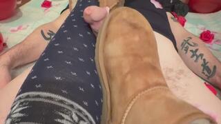 Valentineâ€™s Day Ugg bootjob!