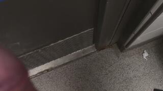 Double Pee Fun in a public toilet :P