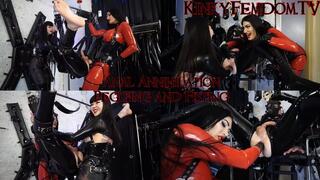 Anal Annihilation Pegging and Fisting 4K ft Latex Mistress Damazonia Mistress Patricia Slave Maz Morbid