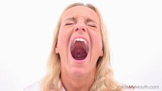Victoria Pure's Deep Mouth Exploration – Extreme Close-Up, Uvula, Teeth & Yawning Heaven (FULLHD resolution)