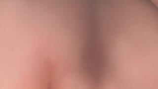 Riding a 11 inch Dildo