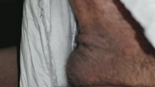 Masturbating outdoors in an adult diaper