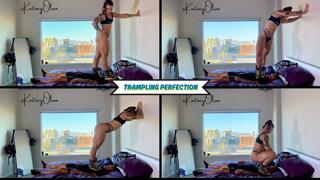 Trampling Perfection - Kortney Olson Gives the Perfect Trampling Experience - Her Slave is Crushed Under Her Massive Muscular Body - UltraHD (MP4)