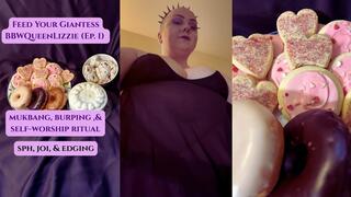 Feed Your Giantess BBWQueenLizzie (Ep. 1) Mukbang, Burping & Self-Worship Ritual | SPH, JOI, & Edgin (Audio)
