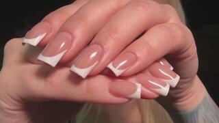 French manicure worship