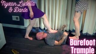 Nyxon Ludella & Dante Barefoot Trample 720p