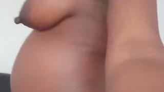 Pregnancy bump at 6months and body tour