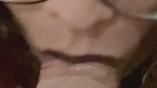 Sub sucking for mistress