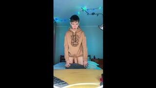 Watch Me Stroke My Huge Nine Inch Cock Until I Explode