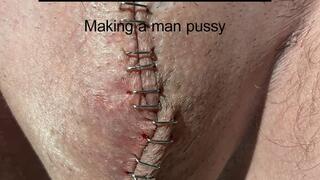 making a man pussy