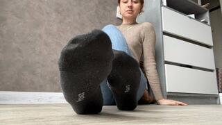 Feet in socks and tights!