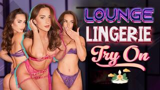 Lounge Lingerie Try On Uncut