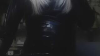 Mistress smoking in the dark