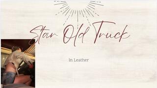 star old truck in leather