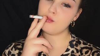 Anna is smoking close to you