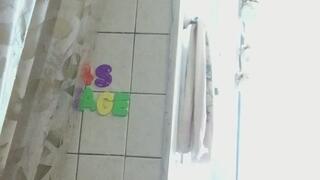 SEXY WATER DROPS AND WATER FALLS IN THE SHOWER LISTEN TO MY SHOWERHEAD PRESSURE