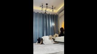 Petpaly Doggy Petgirl Puppy play with two girls for Bride Slave training #CL011