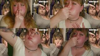 breath play Nose pinching Breath holding fetish puffy cheeks moaning Struggling