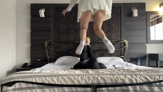 Face Farting Facesitting Domination Goddess Sofi Bound Slave Inhales Short Ass Farts