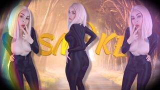 Smoke that cigarette - ASMR, JOI , CATSUIT