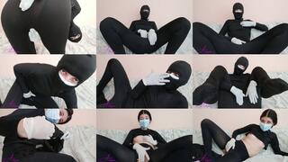 Tight Zentai Masturbate Full Body Suit Masked