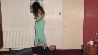 Katie's Elegant Barefoot Trample