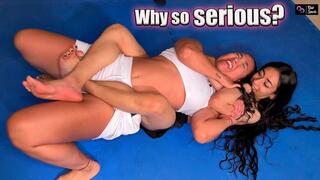 Size Mismatch - Lightening Quickness vs Brutal Power - Speedy and Petite Karen battles Crossfit Marilyn and her Muscular Thighs