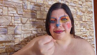 Clown silence Jerk off instruction