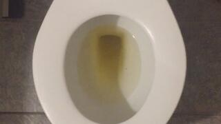 I PISS GOLD IN TOILET