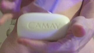 NEW BAR OF SOAP ADDED TO MY SHOWER TUB LEDGE