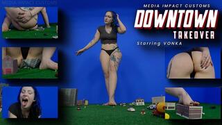 DownTown Takeover - Vonka - Giantess - Ass Crush - Feet - Vore - SFX