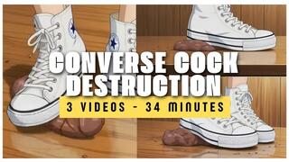 [34min] Converse Cock Trampling Bundle - 3 Clips of Mistress Sakura Owning You