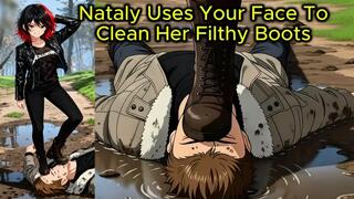 [PART 2] Face Trampling in Dirty Combat Boots - Nataly Steps All Over Your Face | Femdom JOI Trample Animation