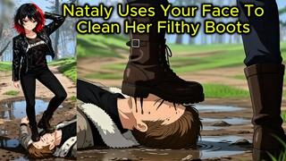 [PART 3] Savage Face Trampling in Dirty Combat Boots - Nataly Destroys Your Face