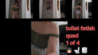 TOILET FETISH QUAD PT 1 OF 4