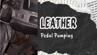 leather pedal